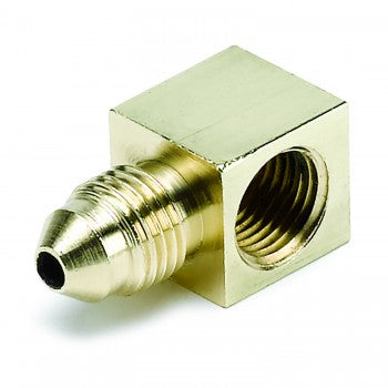 AutoMeter 3270 - FITTING, ADAPTER, 90?, 1/8" NPTF FEMALE TO -3AN MALE, BRASS 4