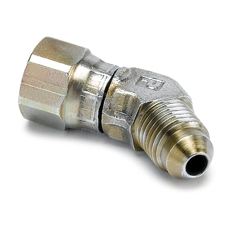 AutoMeter 3273 - FITTING, ADAPTER, 45?, -4AN FEMALE TO -4AN MALE, STEEL 5