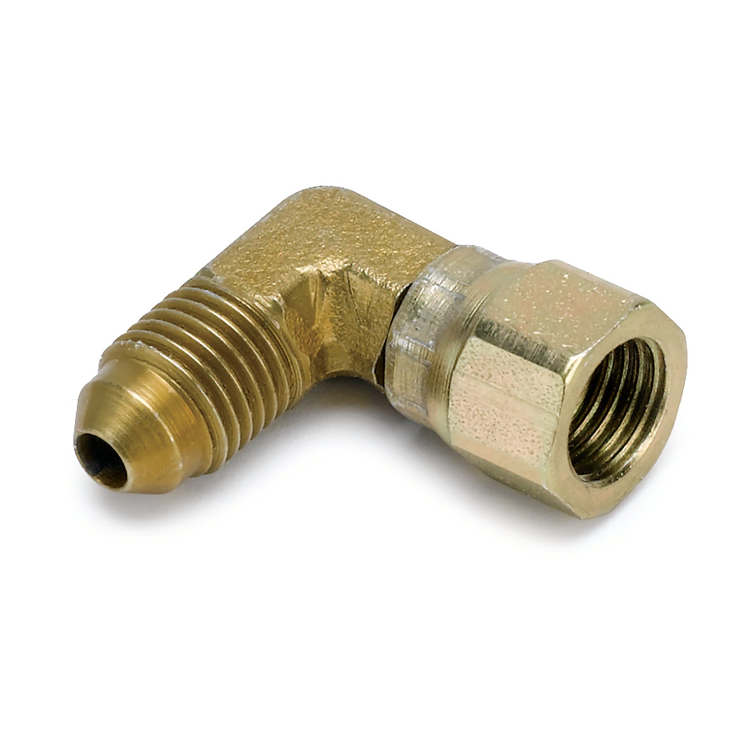 AutoMeter 3274 - FITTING, ADAPTER, 90?, -4AN FEMALE TO -4AN MALE, STEEL 3