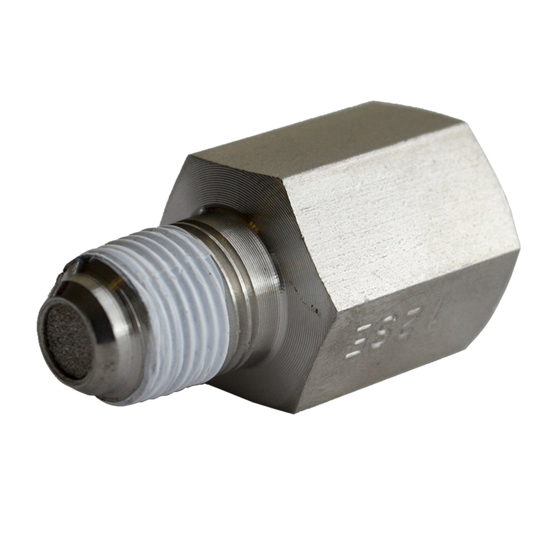 AutoMeter 3279 - FITTING, SNUBBER ADAPTER, 1/8" NPT FEMALE TO 1/8" NPT MALE, SST, FOR FUEL PRESS 3