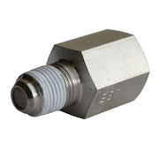 AutoMeter 3279 - FITTING, SNUBBER ADAPTER, 1/8" NPT FEMALE TO 1/8" NPT MALE, SST, FOR FUEL PRESS 3