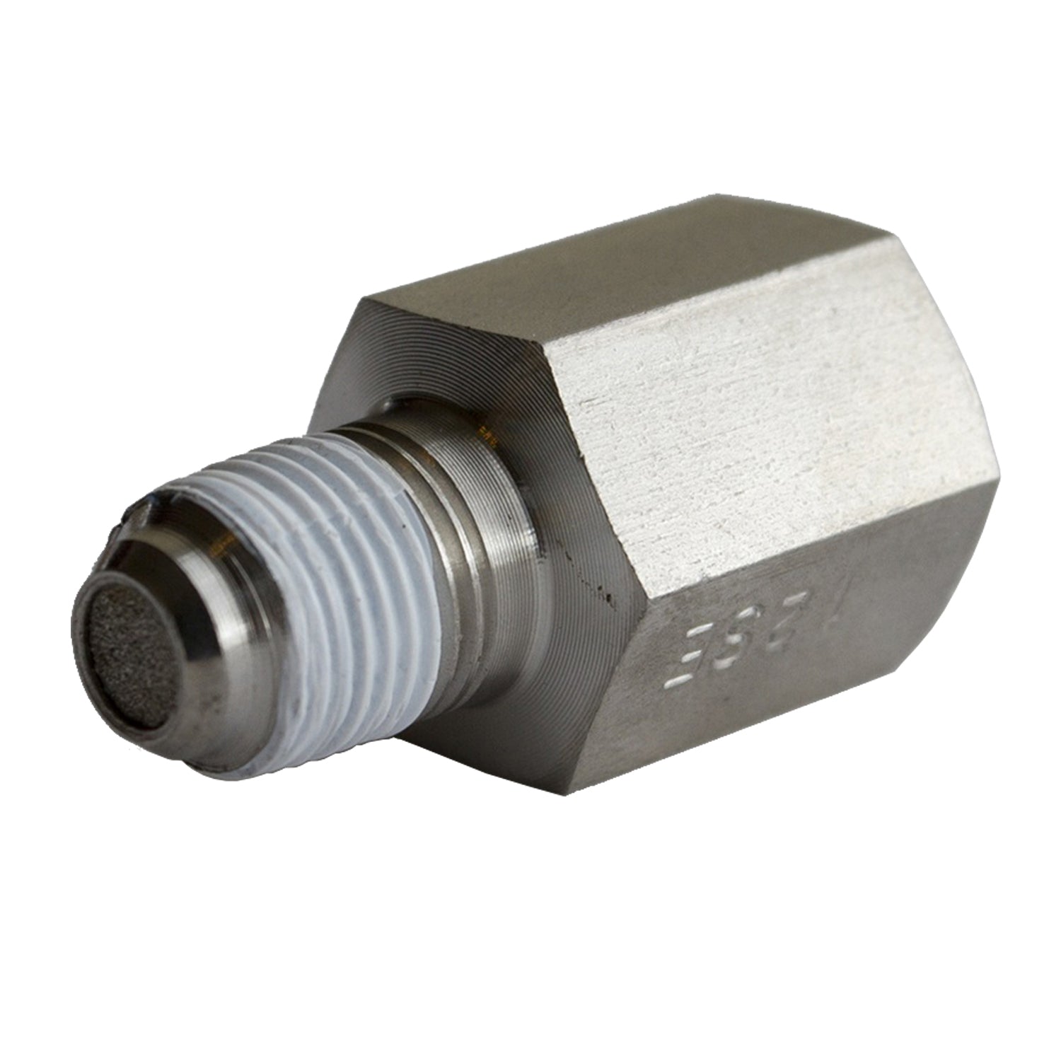 AutoMeter 3279 - FITTING, SNUBBER ADAPTER, 1/8" NPT FEMALE TO 1/8" NPT MALE, SST, FOR FUEL PRESS 3
