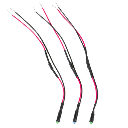 AutoMeter 3283 - LED INDICATOR LIGHT KIT (2 GREEN, 1 BLUE) 3