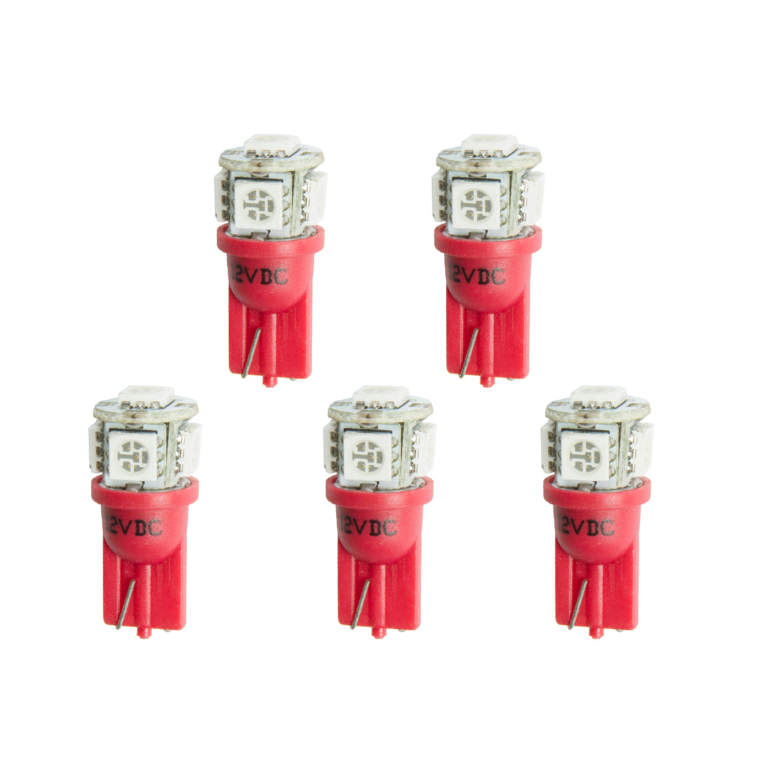 AutoMeter 3284-K - LED BULB, REPLACEMENT, T3 WEDGE, RED, 5 PACK 3