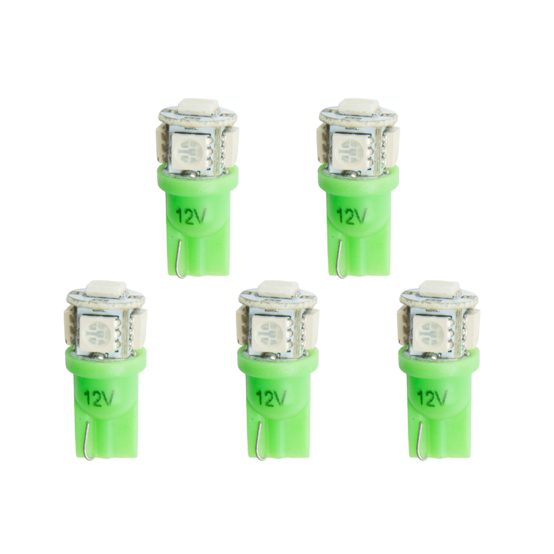 AutoMeter 3285-K - LED BULB, REPLACEMENT, T3 WEDGE, GREEN, 5 PACK 3
