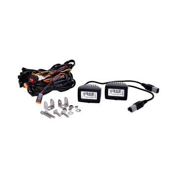 KC HiLiTES 328 - KC C-Series C2 2in LED Area Flood 2-Light System Universal 2