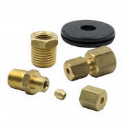 AutoMeter 3290 - FITTING KIT, 1/8" NPTF COMPRESSION TO 1/8" LINE, BRASS 4
