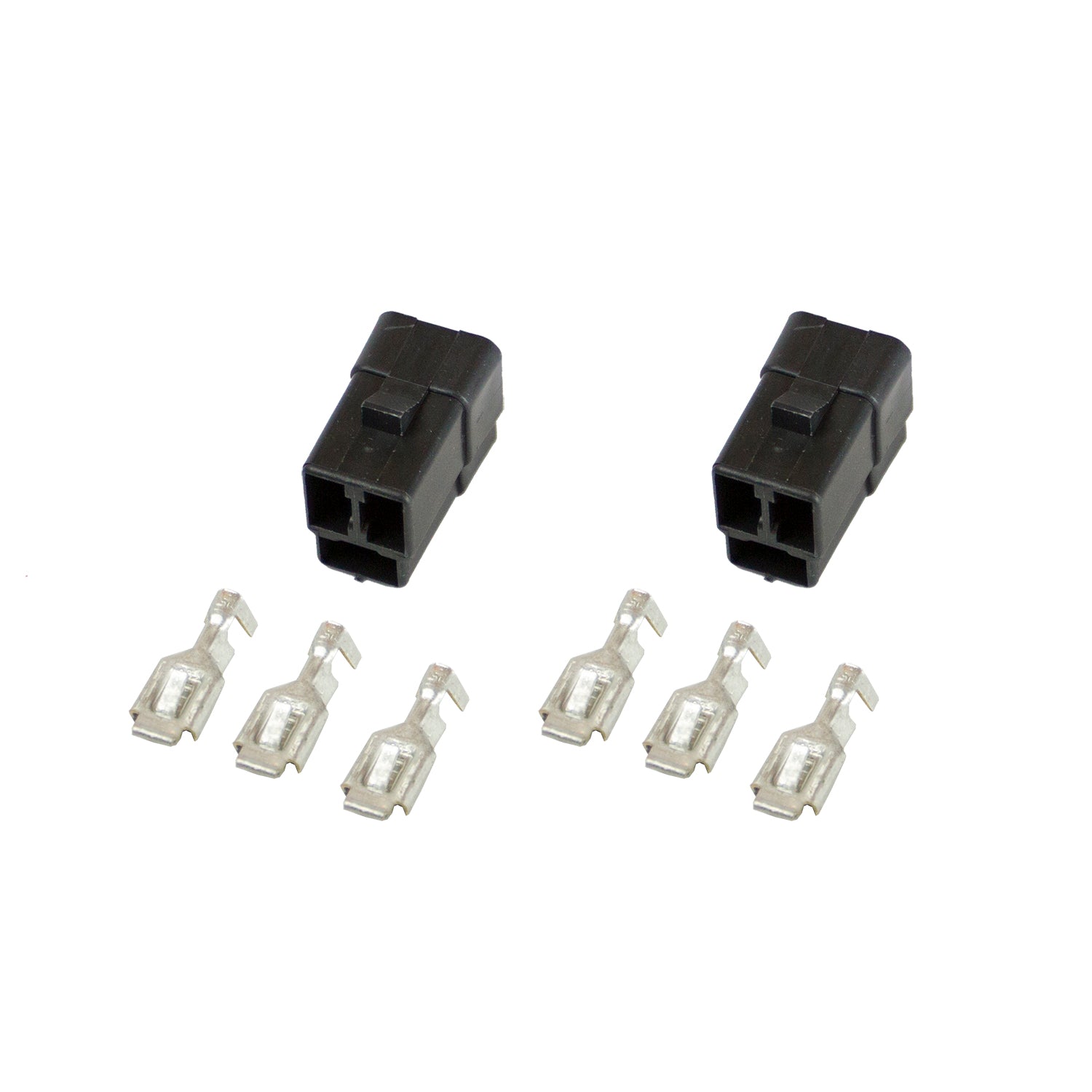 AutoMeter 3298 - CONNECTOR, WIRING, 3 TERMINAL, FOR ELEC. (SHORT SWEEP) GAUGES, QTY. 2