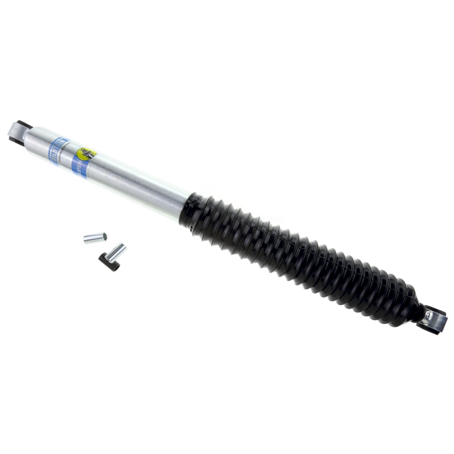 Bilstein 33-104652 - Suspension Shock Absorber Eye 5/8in/Eye 5/8in Zinc Plated Monotube Non-Adjustable Smooth Body (Non-Coilover) Collapsed Length 17.01 Black Bellows Boot B8 5165 Bilstein 5