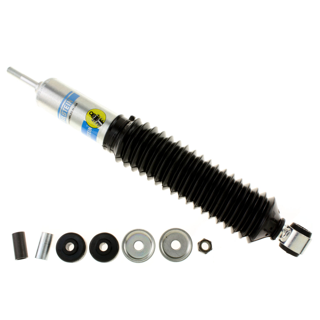 Bilstein 33-230405 - Suspension Shock Absorber Eye 5/8in/Stem Zinc Plated Monotube Non-Adjustable Smooth Body (Non-Coilover) Collapsed Length 10.75 B8 5125 Bilstein 5