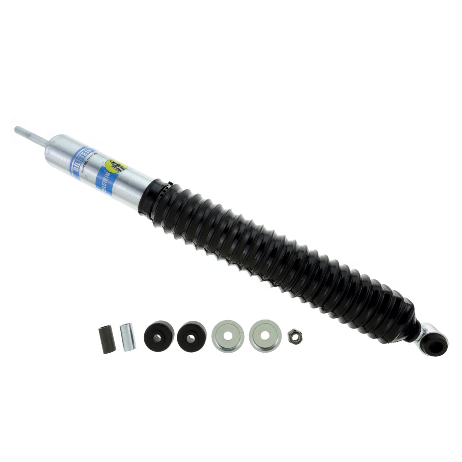 Bilstein 33-230450 - Suspension Shock Absorber Eye 5/8in/Stem Zinc Plated Monotube Non-Adjustable Smooth Body (Non-Coilover) Collapsed Length 14.23 B8 5125 Bilstein 5