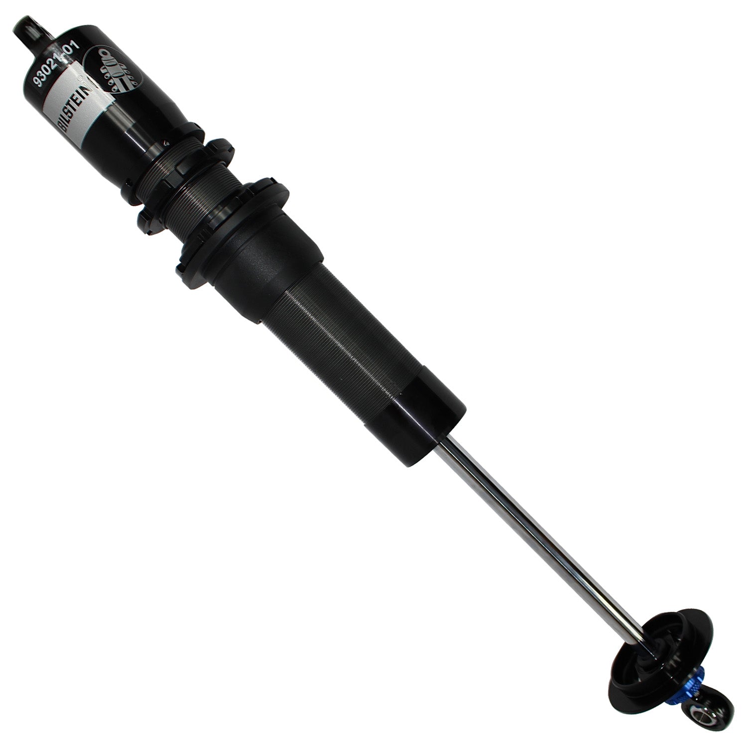 Bilstein 33-322766 - Suspension Shock Absorber XVA Single Adjustable Crate RR Monotube Clear Anodized Threaded Body Large Bulb Screw Top (Coilover) XVA Series Bilstein 3