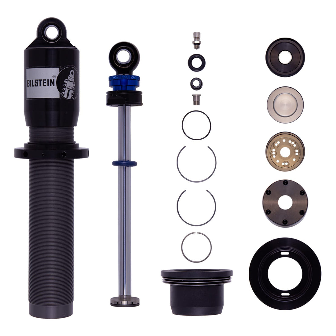 Bilstein NA Bilstein 33-344188 Suspension Shock Absorber XVA-BV 1-Way Adjustable 8 Inch Rear Monotube Clear Anodized