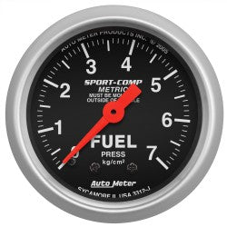 AutoMeter 3312-J - GAUGE, FUEL PRESSURE, 2 1/16", 7.0KG/CM2, MECHANICAL, SPORT-COMP 4