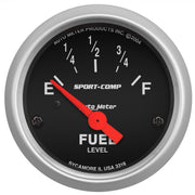 AutoMeter 3316 - GAUGE, FUEL LEVEL, 2 1/16", 240OE TO 33OF, ELEC, SPORT-COMP 3