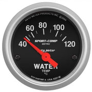 AutoMeter 3337 - GAUGE, WATER TEMP, 2 1/16", 100-250?F, ELECTRIC, SPORT-COMP 4