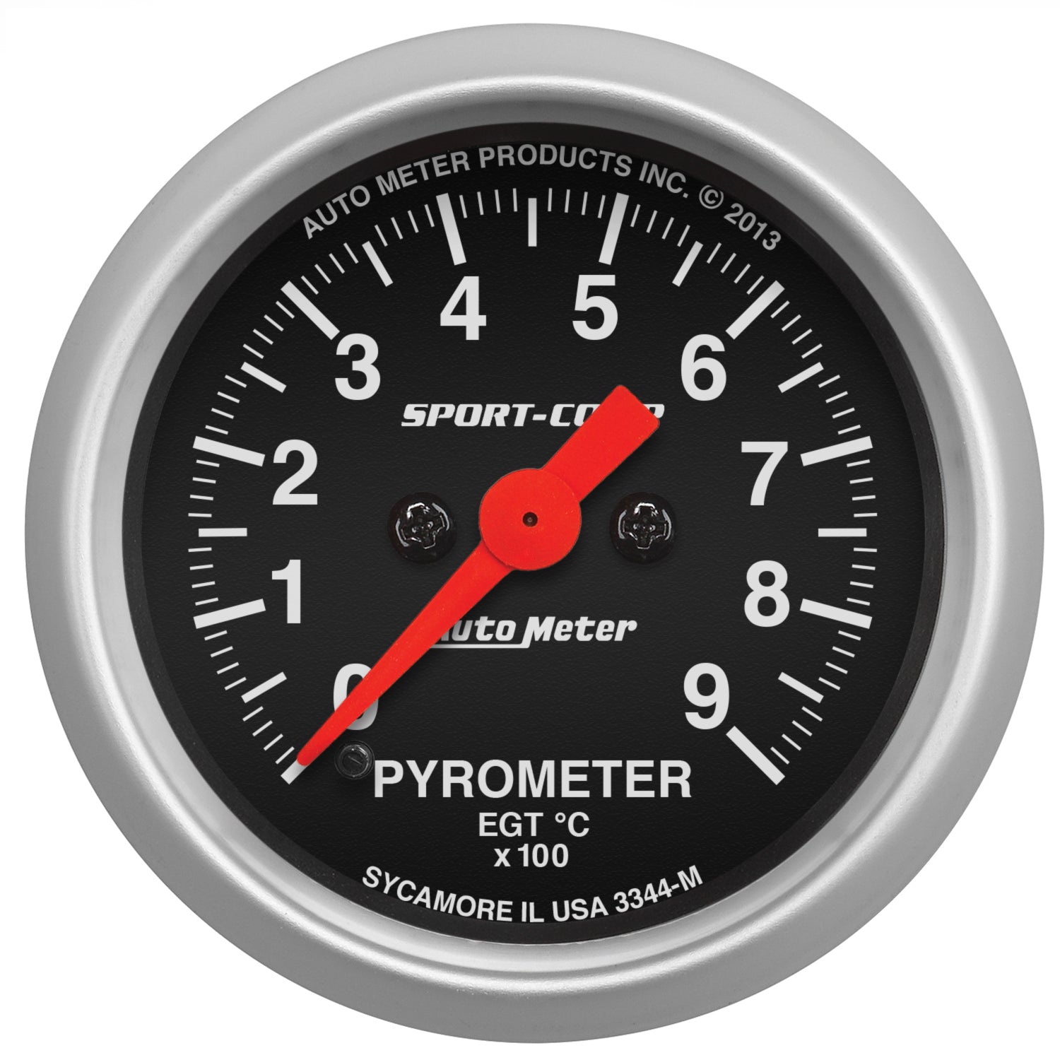 AutoMeter 3344-M - GAUGE, PYROMETER (EGT), 2 1/16", 900?C, DIGITAL STEPPER MOTOR, SPORT-COMP 3