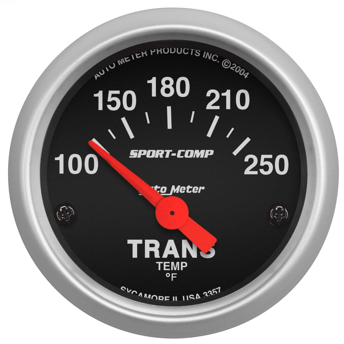 AutoMeter 3357 - GAUGE, TRANSMISSION TEMP, 2 1/16", 100-250?F, ELECTRIC, SPORT-COMP 3