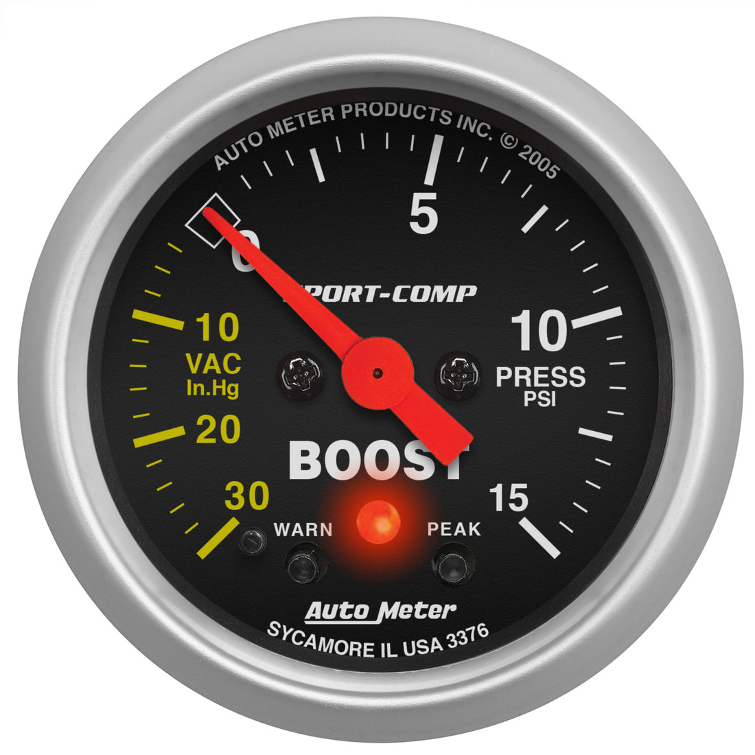 AutoMeter 3376 Boost Gauge