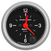 AutoMeter 3385 - GAUGE, CLOCK, 2 1/16", 12HR, ANALOG, SPORT-COMP 4