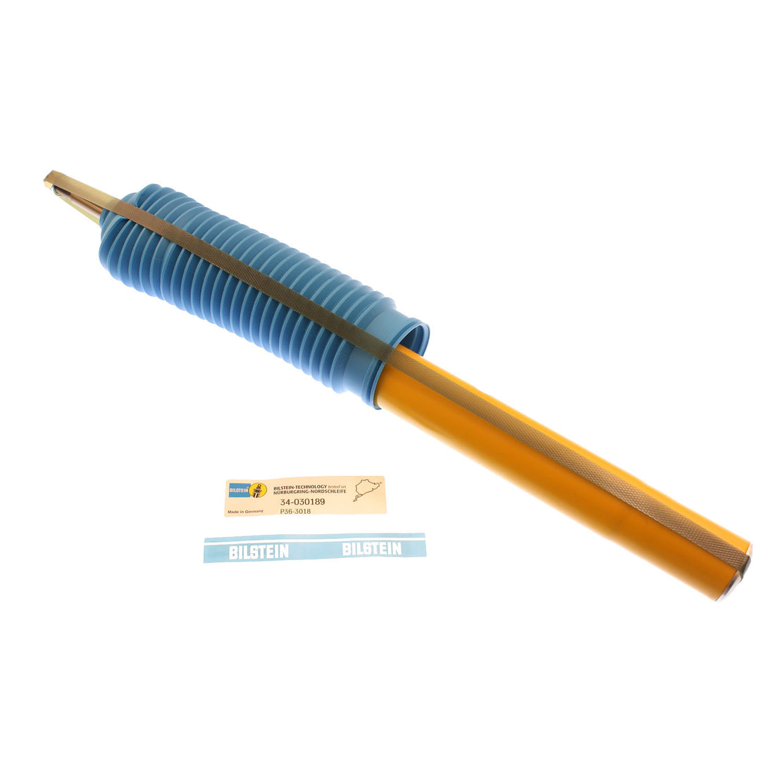 Bilstein 34-030189 - Suspension Strut Cartridge BMW 525i 1995-1989 Front Monotube Yellow Paint Use with 2.5 Inch Dust Cap and 19mm Nut Stem 70mm X 14mm B8 Performance Plus Bilstein 1