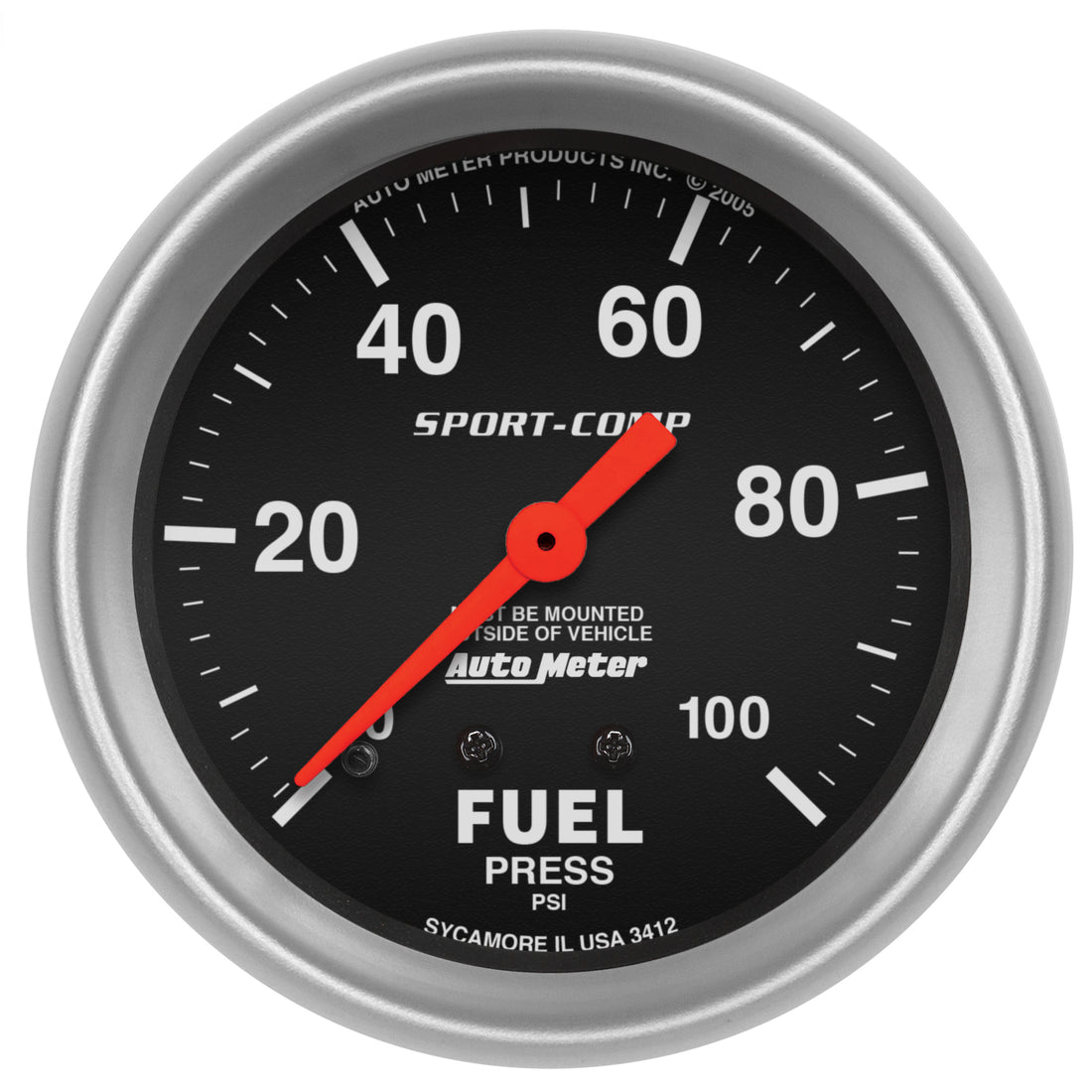 AutoMeter 3412 Fuel Pressure Gauge