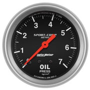 AutoMeter 3421-J - GAUGE, OIL PRESSURE, 2 5/8", 7.0KG/CM2, MECHANICAL, SPORT-COMP 4