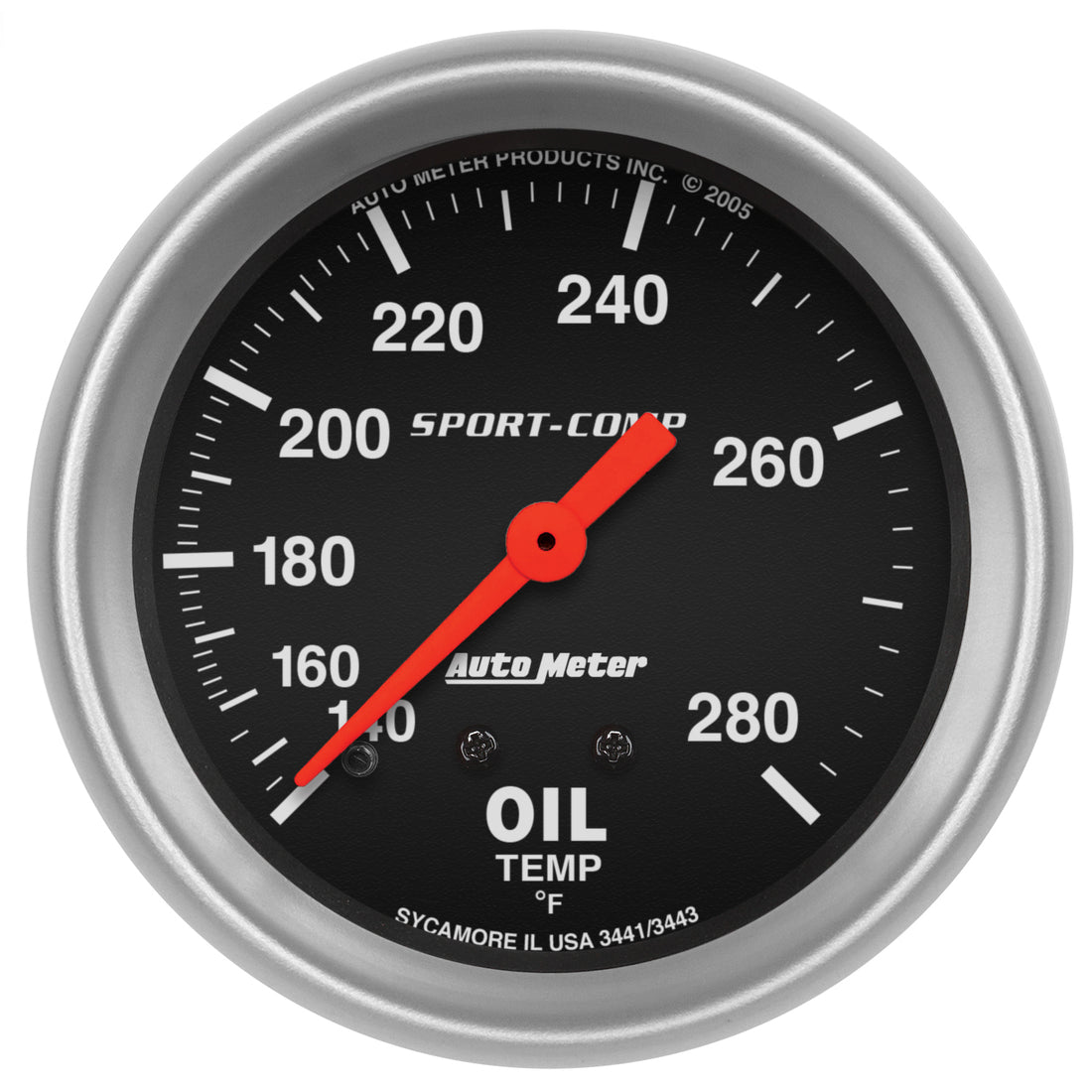 AutoMeter 3443 Engine Oil Temperature Gauge