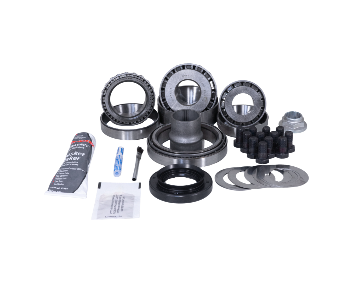 Revolution Gear 35-2043L-29 - Toyota 8 Inch Rear Axle V6 29 Spline with Locker Ring and Pinion Master Install Kit Revolution Gear
