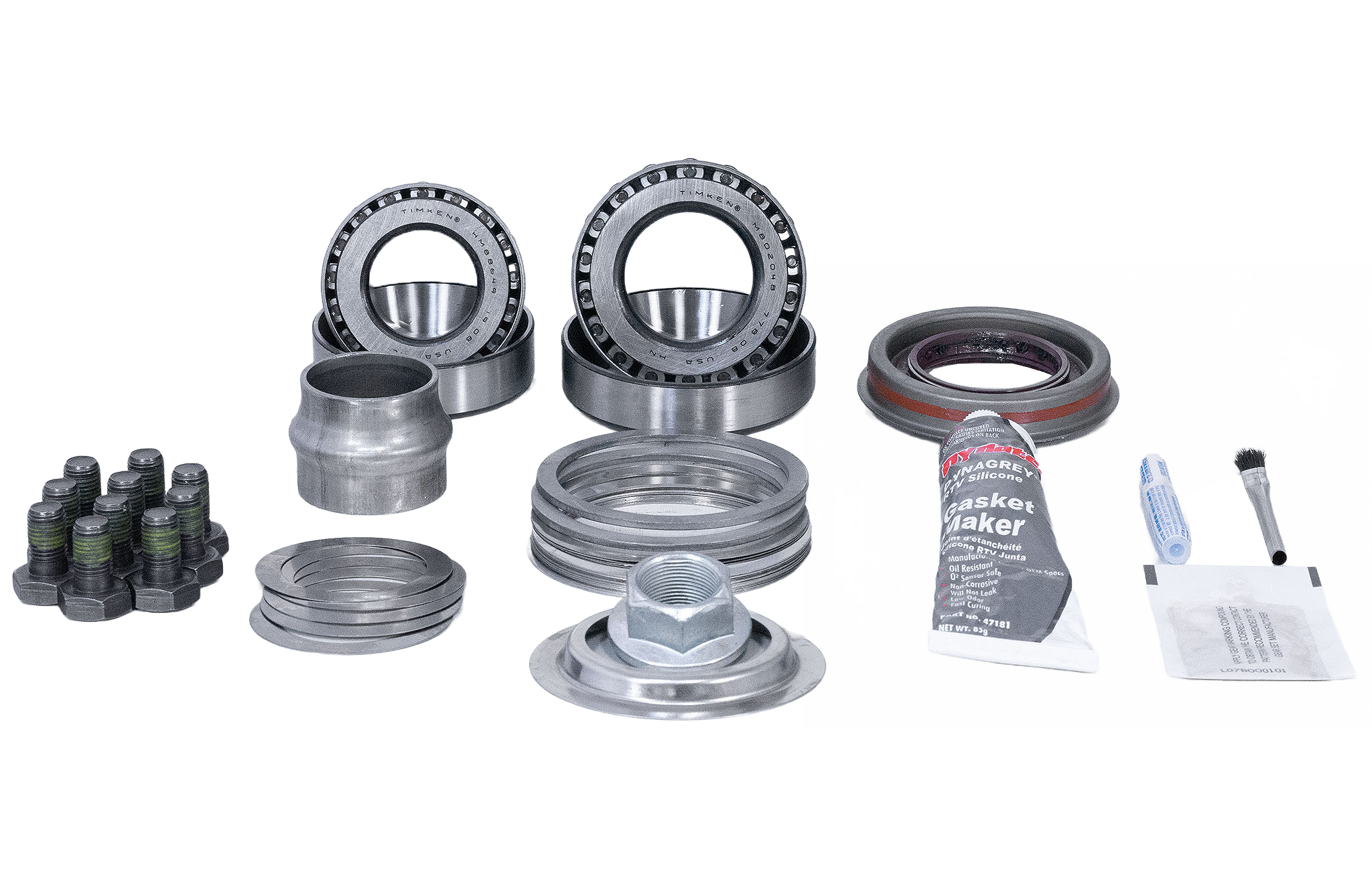 Revolution Gear 35-2051PK - Dana 44 Front Axle Jeep Wrangler JK Rubicon Ring and Pinion Bearing Kit Revolution Gear