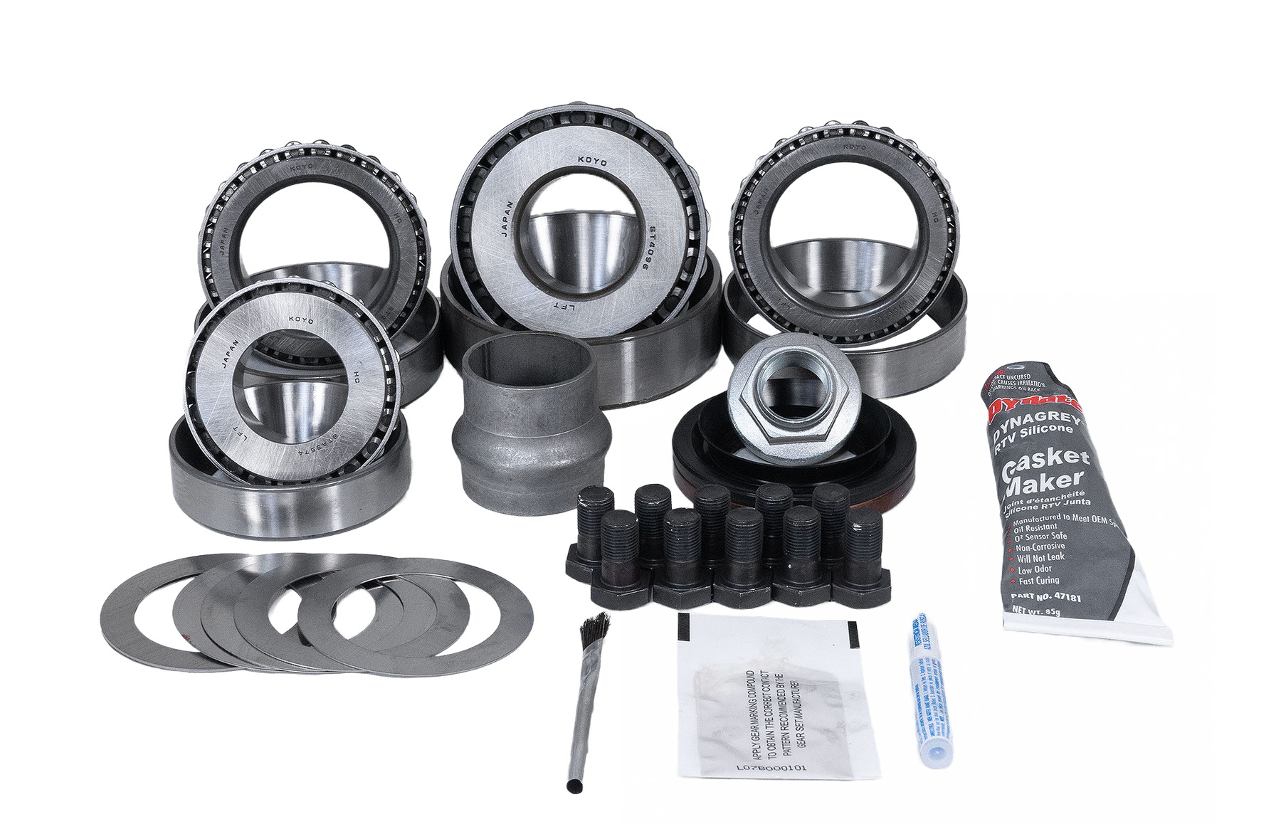Revolution Gear 35-2060 - Toyota 8.2 Inch Rear Axle Open Carrier Ring and Pinion Master Install Kit Revolution Gear