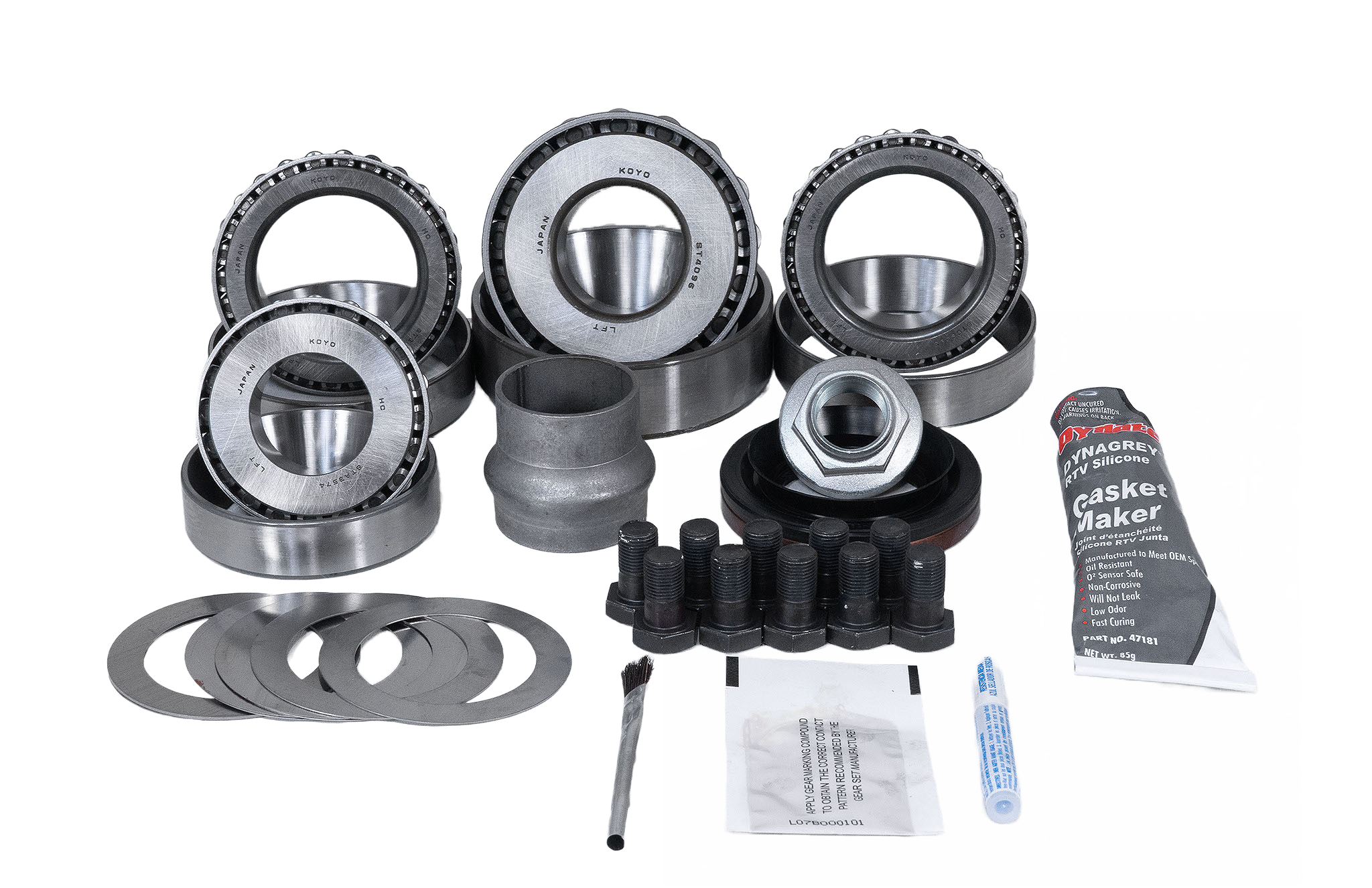 Revolution Gear 35-2060 - Toyota 8.2 Inch Rear Axle Open Carrier Ring and Pinion Master Install Kit Revolution Gear