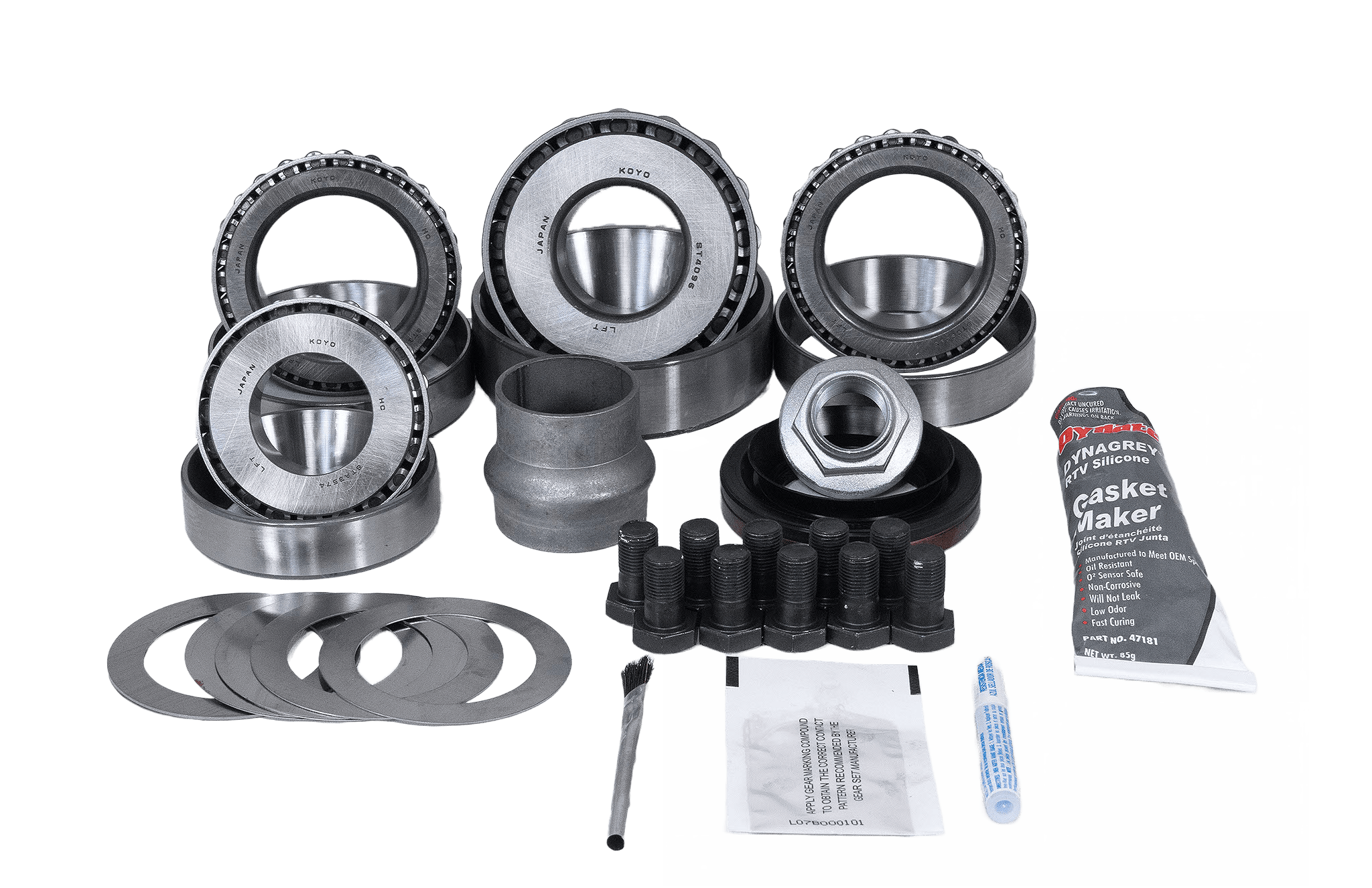 Revolution Gear Driveline and Axles Revolution Gear 35-2060L - Toyota 8.2 Inch Rear Axle with Locker Ring and Pinion Master Install Kit Revolution Gear