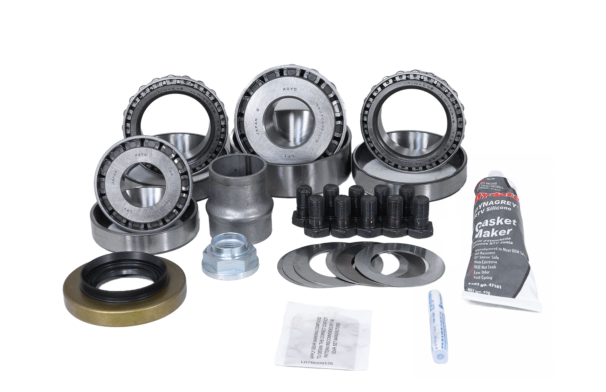 Revolution Gear 35-2061L - Toyota 8 Inch Front Axle Land Cruiser 1990-97 with Locker Ring and Pinion Master Install Kit Revolution Gear
