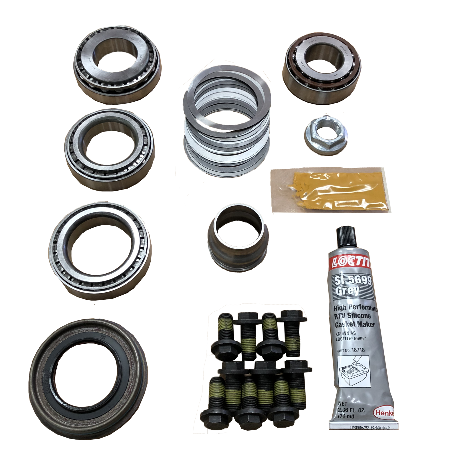 Revolution Gear 35-2073 - Dana 35 Rear Axle Jeep Wrangler JL 200MM Ring and Pinion Master Install Kit Revolution Gear 1