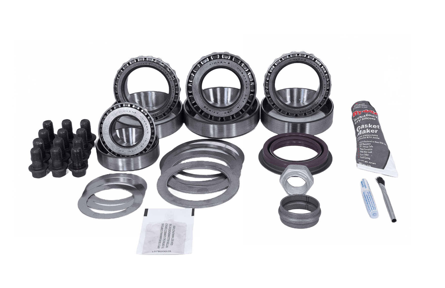 Revolution Gear Driveline and Axles Revolution Gear 35-2096-AAM - AAM 9.25 Inch Front Axle Ring and Pinion Master Install Kit Revolution Gear