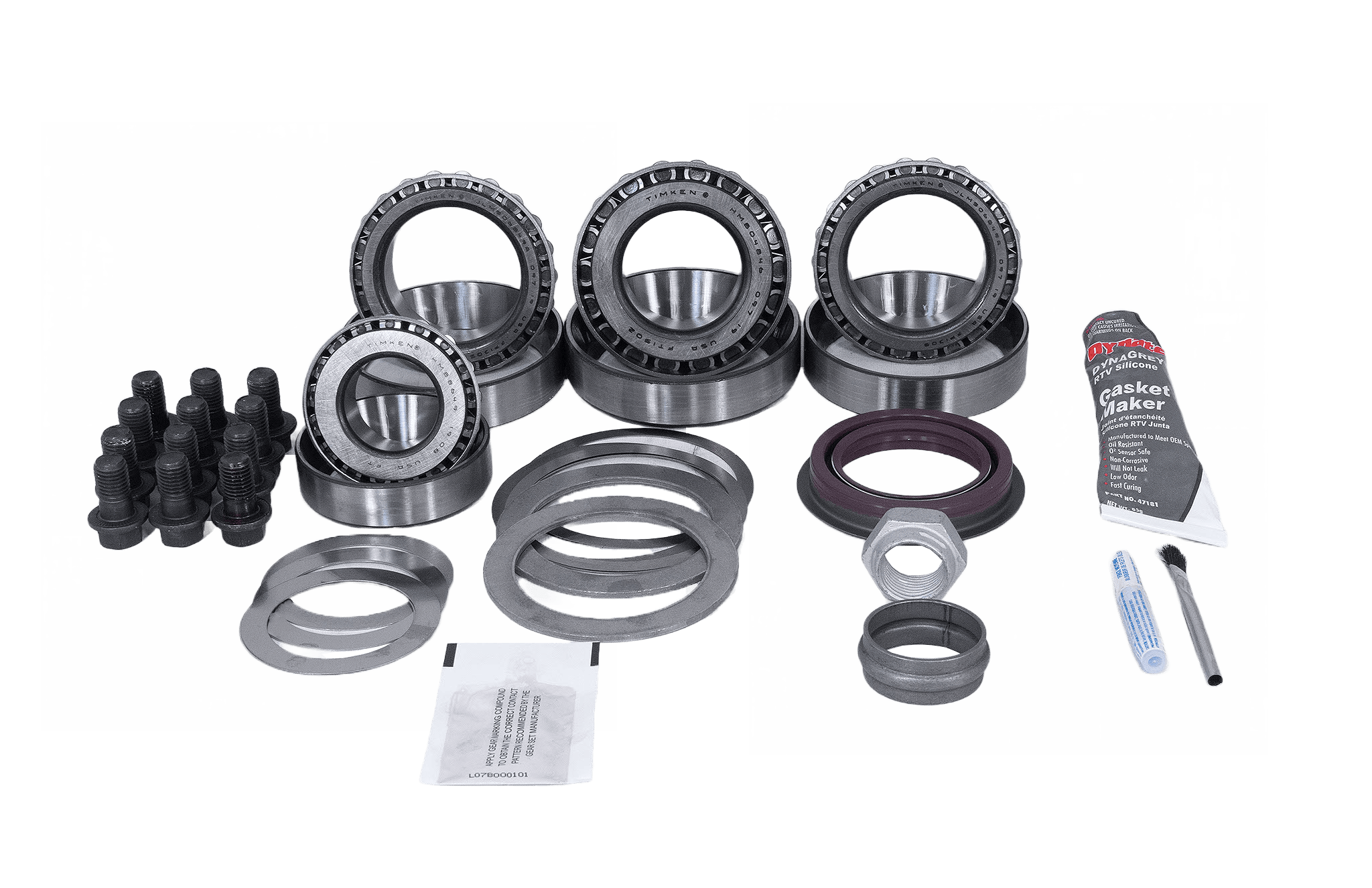 Revolution Gear Driveline and Axles Revolution Gear 35-2096-AAM - AAM 9.25 Inch Front Axle Ring and Pinion Master Install Kit Revolution Gear