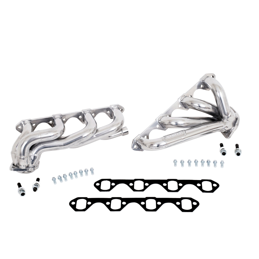 BBK Performance Parts 35110 - 1987-1995 FORD F150 351W 1-5/8 SHORTY EXHAUST HEADERS (POLISHED SILVER CERAMIC) 1