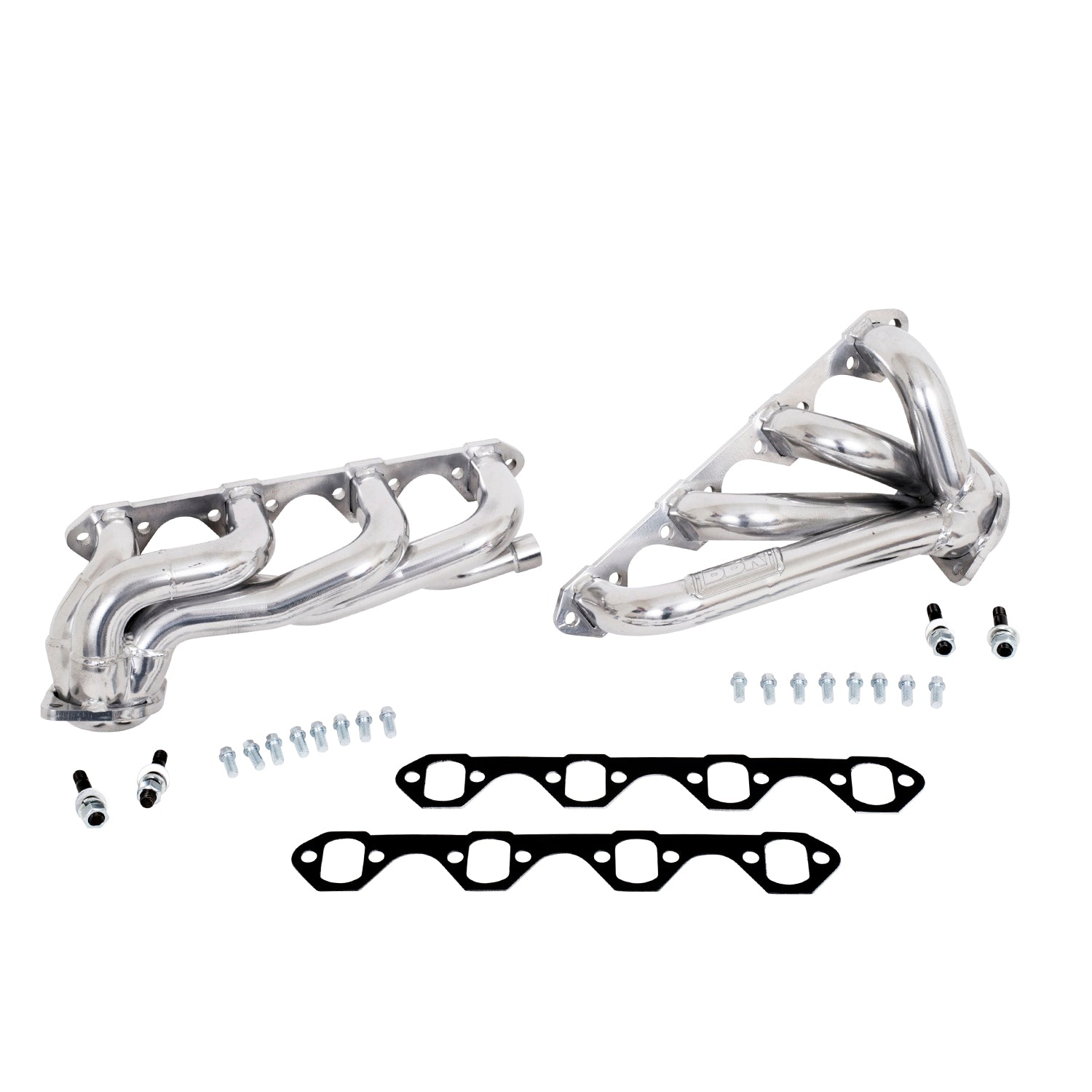 BBK Performance Parts 35110 - 1987-1995 FORD F150 351W 1-5/8 SHORTY EXHAUST HEADERS (POLISHED SILVER CERAMIC) 1