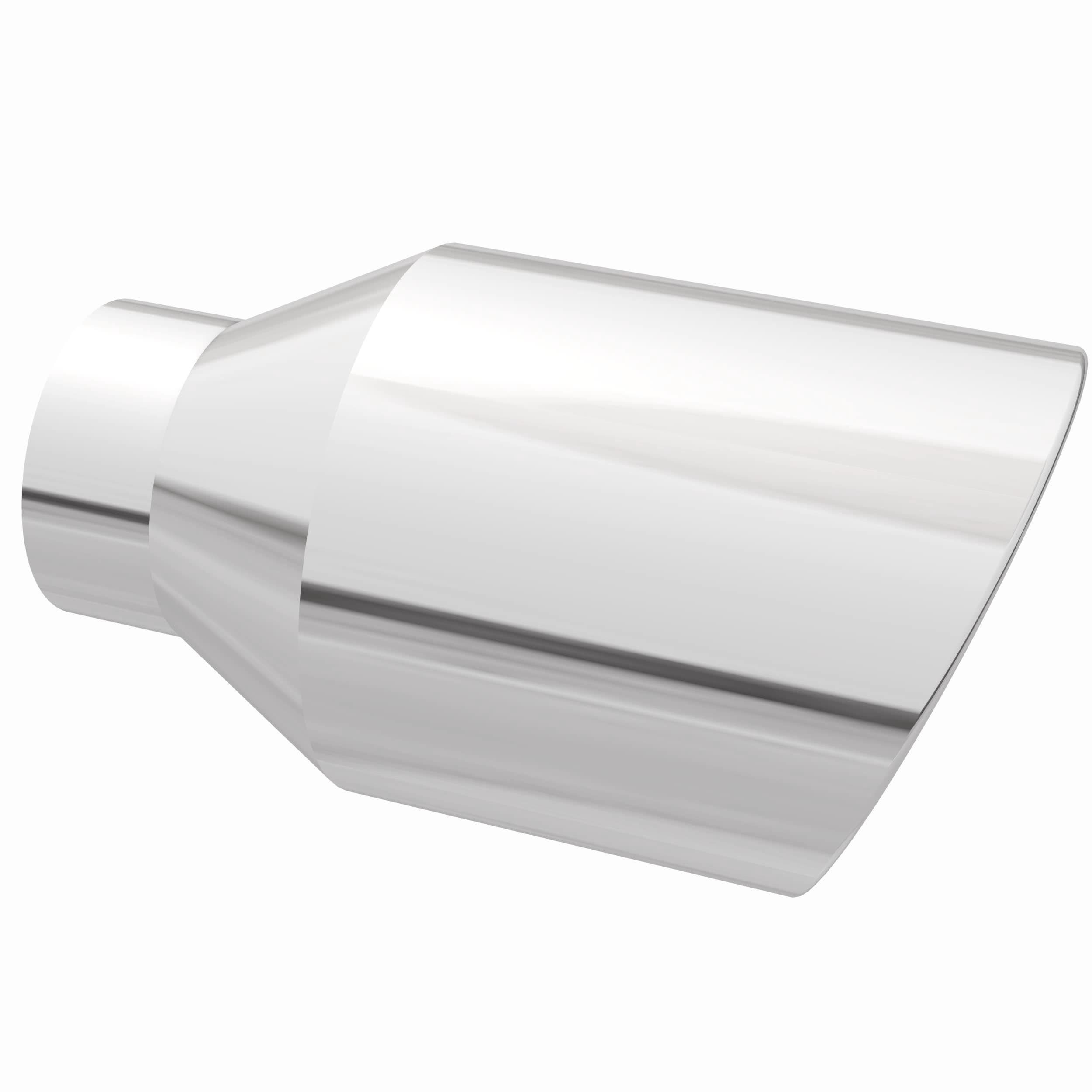 MagnaFlow Exhaust Products Exhaust MagnaFlow Exhaust Products 35121 - Single Exhaust Tip - 2.25in. Inlet/4in. Outlet