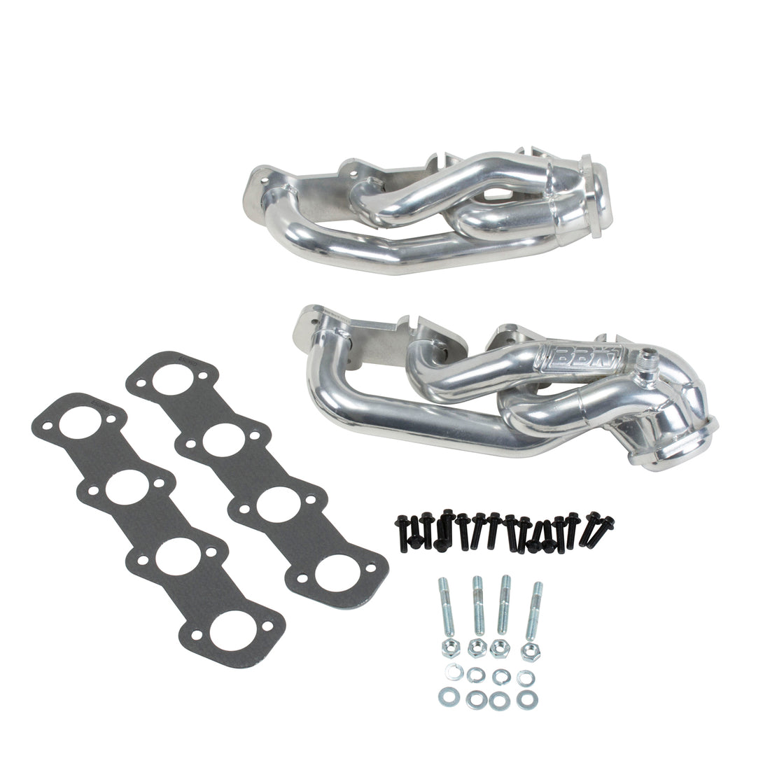 BBK Performance Parts 35150 - 97-03 FORD F150 97-02 FORD EXP 4.6L 1-5/8 SHORTY HEADERS (POL SILVER CERAMIC) 1