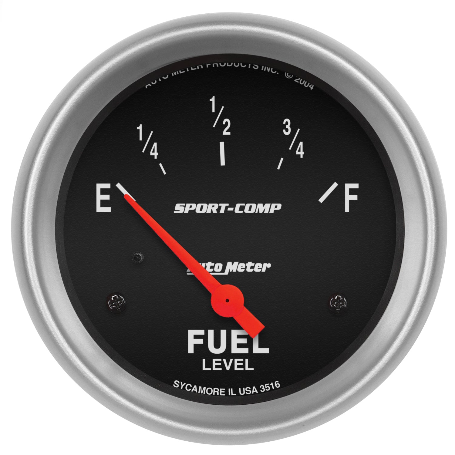 AutoMeter 3516 - GAUGE, FUEL LEVEL, 2 5/8", 240OE TO 33OF, ELEC, SPORT-COMP 3
