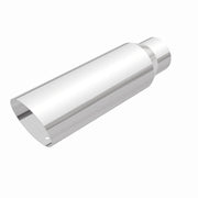 MagnaFlow Exhaust Products Exhaust MagnaFlow Exhaust Products 35205 - Single Exhaust Tip - 2.5in. Inlet/3.5in. Outlet