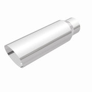 MagnaFlow Exhaust Products Exhaust MagnaFlow Exhaust Products 35205 - Single Exhaust Tip - 2.5in. Inlet/3.5in. Outlet