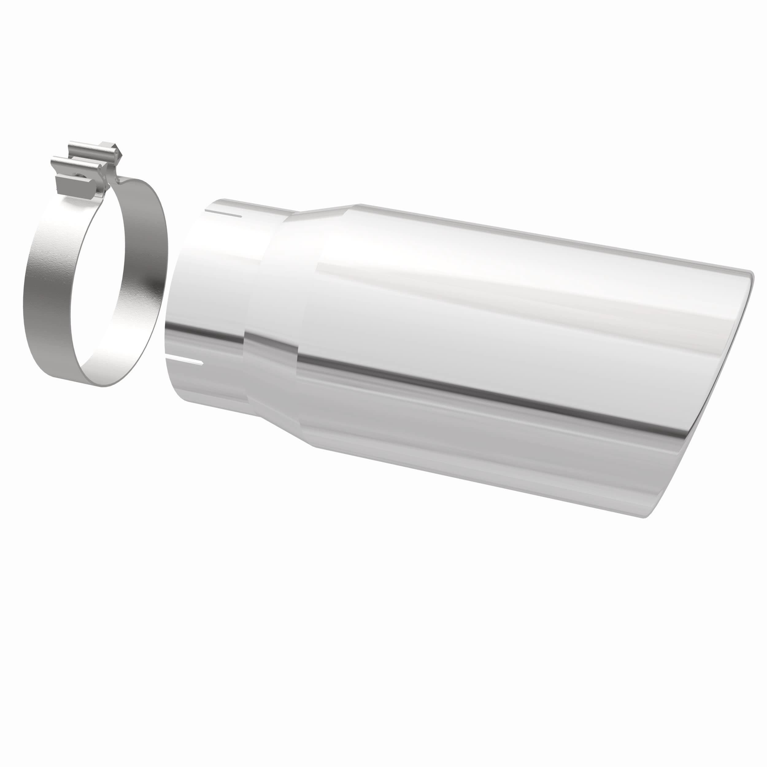 MagnaFlow Exhaust Products Exhaust MagnaFlow Exhaust Products 35215 - Single Exhaust Tip - 5in. Inlet/6in. Outlet