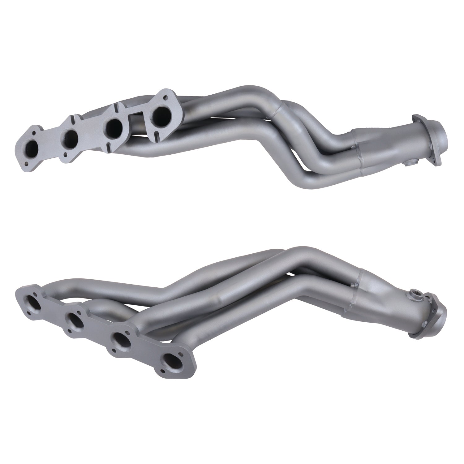 BBK Performance Parts 35300 - 97-03 FORD F150 4.6L 5.4L 1-5/8" LONG TUBE HEADERS (POLISHED SILVER CERAMIC) 1
