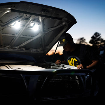KC HiLiTES 355 - KC Cyclone V2 LED Under Hood 2-Light System Universal