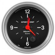 AutoMeter 3585 - GAUGE, CLOCK, 2 5/8", 12HR, ANALOG, SPORT-COMP 4
