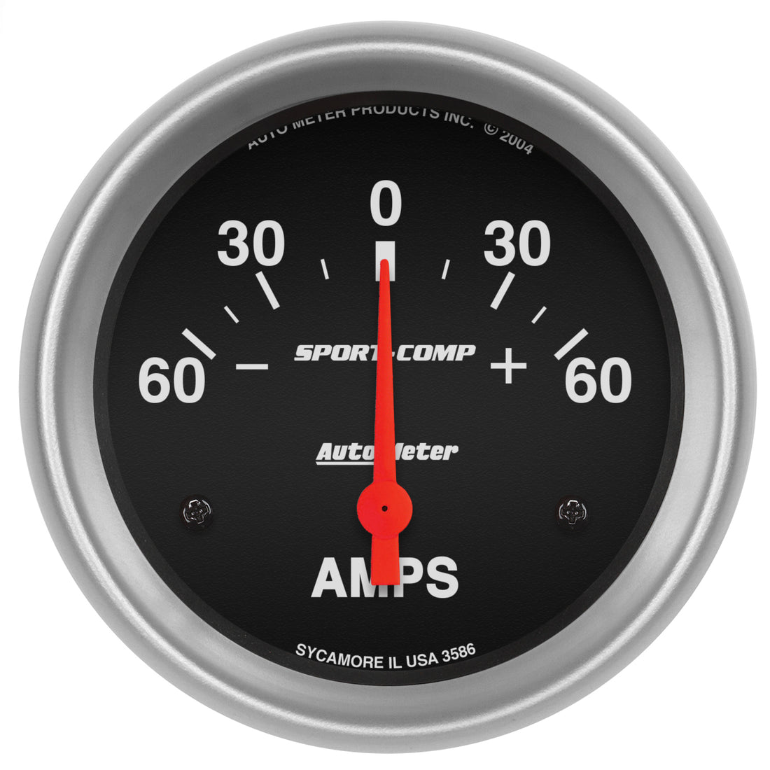 AutoMeter 3586 - GAUGE, AMMETER, 2 5/8", 60A, ELECTRIC, SPORT-COMP 3