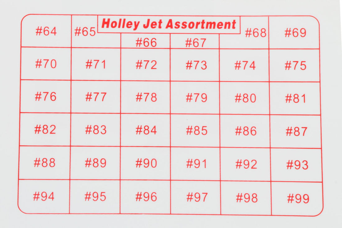 Holley 36-181 Universal Fit Carburetor Metering Jet Kit